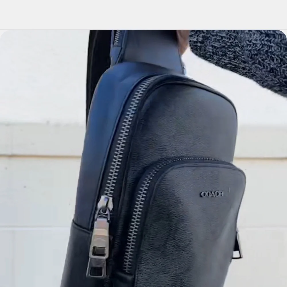 Coach Ethan crossbody/pack. NWT, Black - Picture 13 of 14